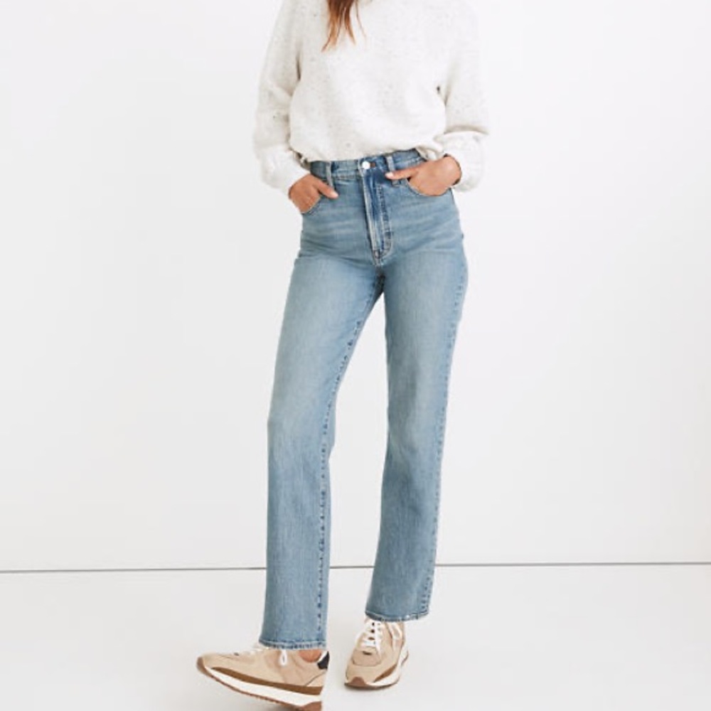 Madewell Curvy Perfect Vintage Straight Jean Size 28